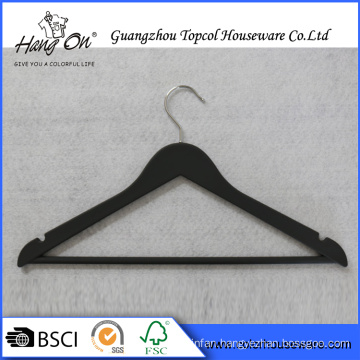 luxury Black coat wooden hanger / Hanger for Coat